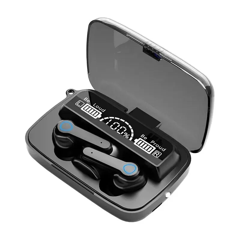 M19 Bluetooth Headset Wireless Tws Gaming Support Noise-cancelling Touch In-ear Mini Emergency Power Bank Headset